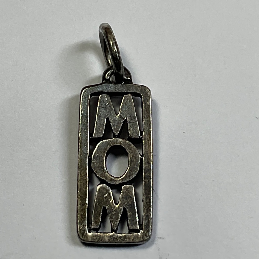 Avery Sterling Silver Mom Rectangular Cutout Mom … - image 1